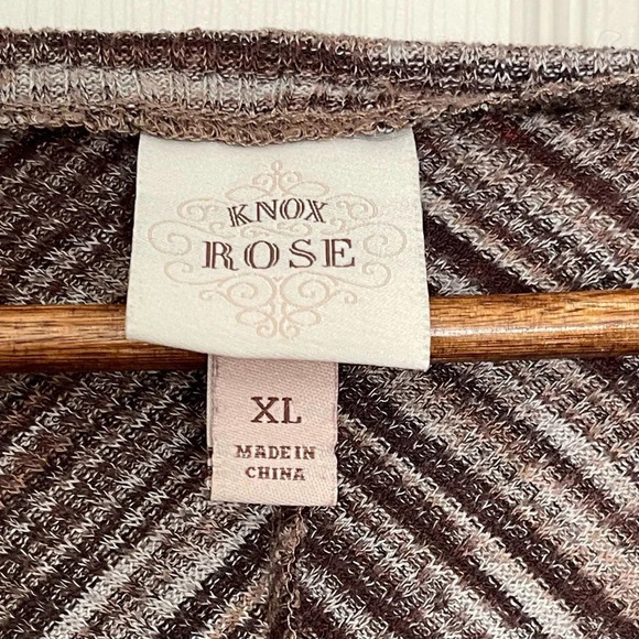 Knox Rose Sharkbite Hem Pullover Sweater Size XL - Picture 3 of 5
